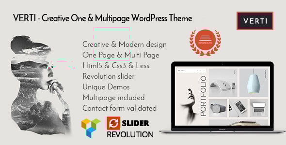 Verti - Creative OnePage & MultiPage WordPress Theme Logo